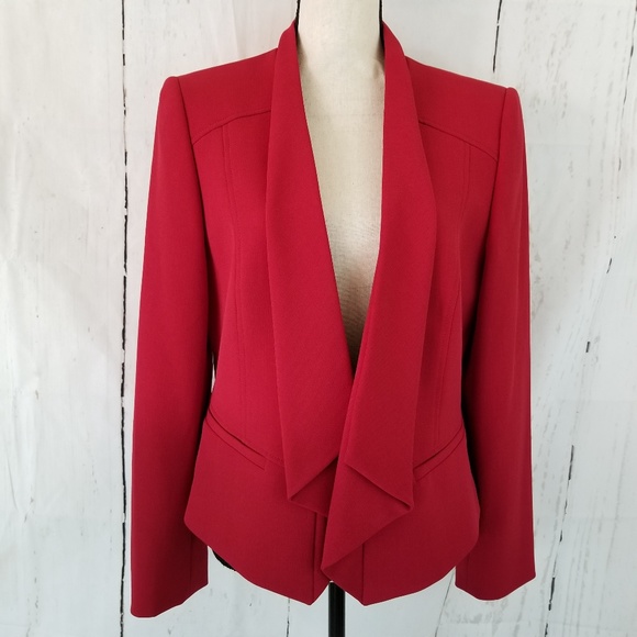 Alex Marie Jackets & Blazers - Alex Marie Blazer Sz 12 Red Open Front